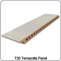 T20 terracotta panel